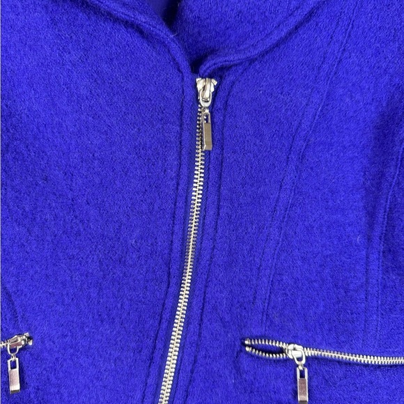 Chicos moto style wool jacket large - Picture 5 of 7